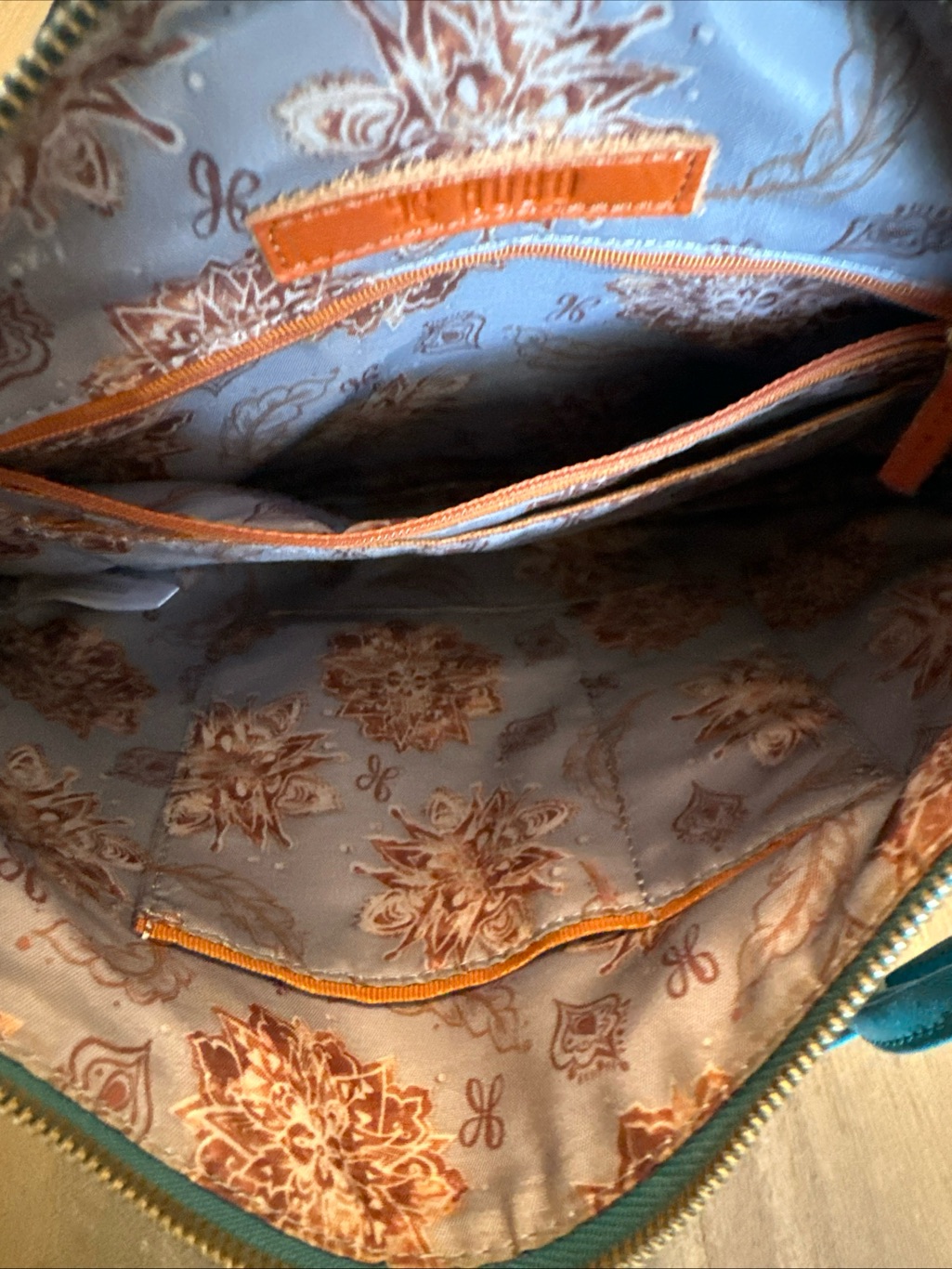 Hobo Teal Leather Crossbody Bag — image 5 of 6